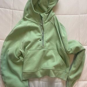 NWT Lululemon Scuba Half Zip (Green)